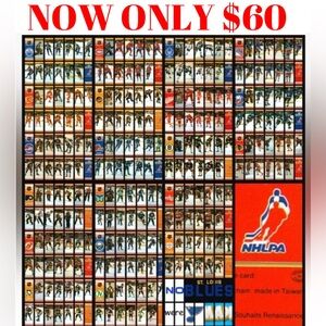 1983/84 Wayne Gretzky Complete 20 Team Set of 140 Mini Key Chain Hockey Cards